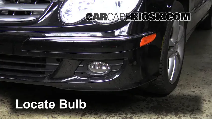 2006 Mercedes-Benz CLK350 3.5L V6 Convertible (2 Door) Éclairage Feu antibrouillard (remplacer l'ampoule)